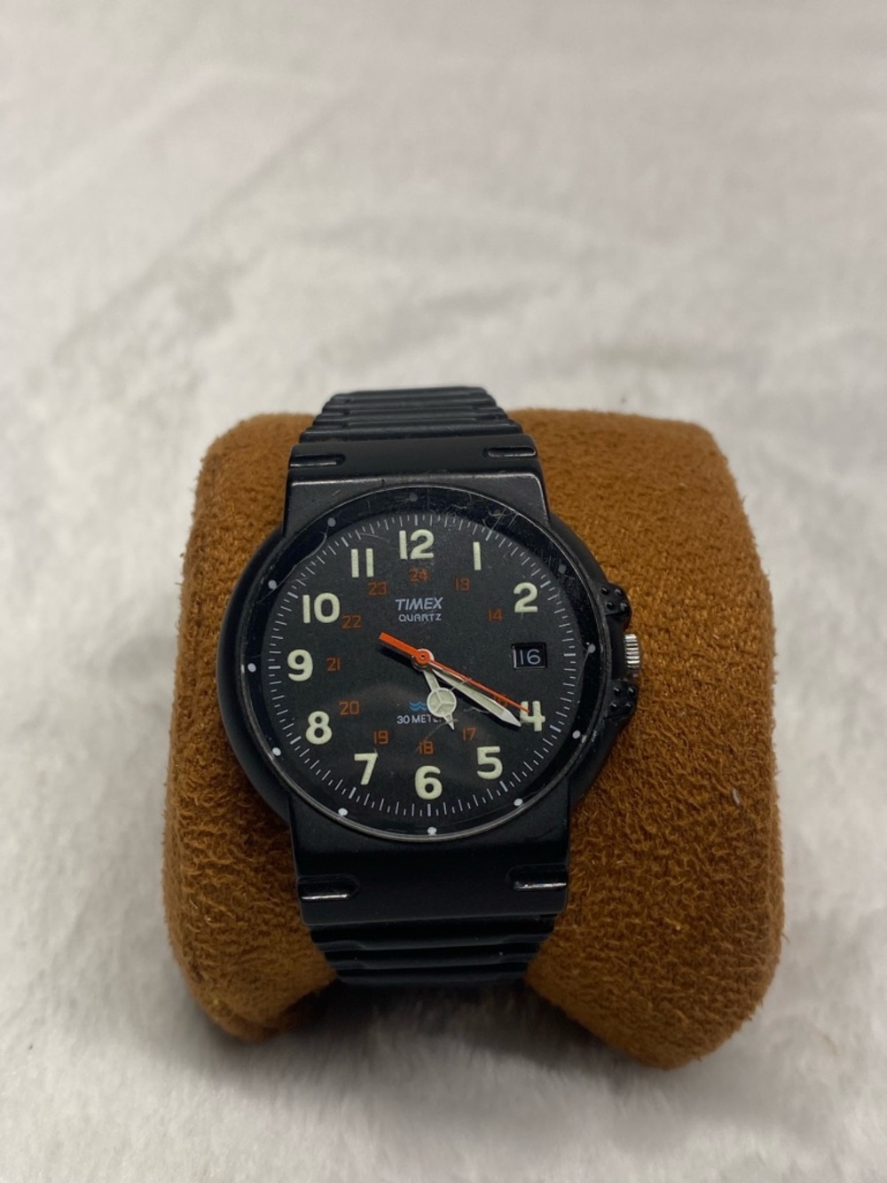 Rare Vintage Timex T49 Military 24-Hour Field Watch (New Battery) Read Descr.